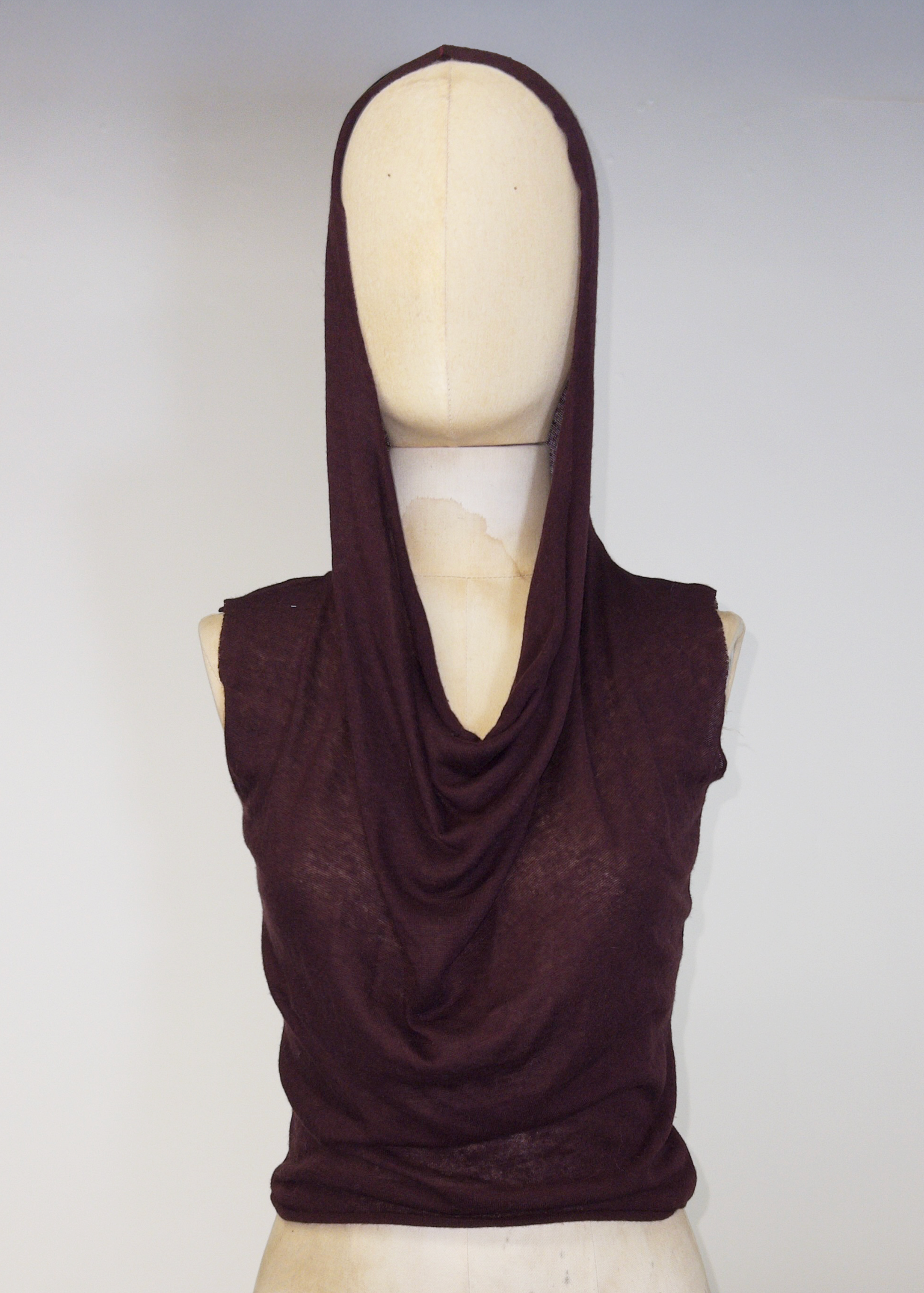 Wool Jersey Hood Top